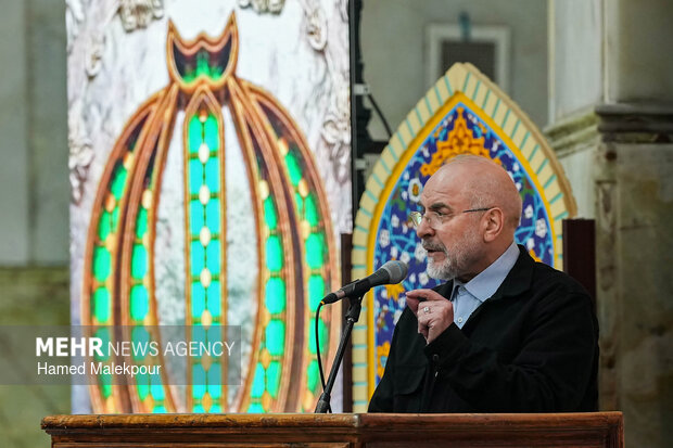 گردهمایی جامعه کارگری و تولید با حضور رئیس مجلس شورای اسلامی