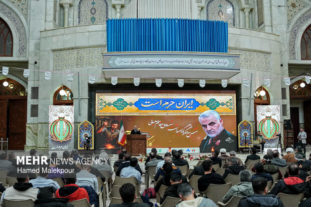 گردهمایی جامعه کارگری و تولید با حضور رئیس مجلس شورای اسلامی