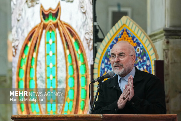 گردهمایی جامعه کارگری و تولید با حضور رئیس مجلس شورای اسلامی