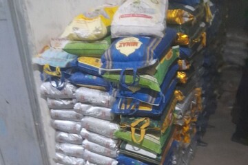 ۴ هزار و ۷۸۰ تن برنج احتکارشده در هرمزگان کشف شد