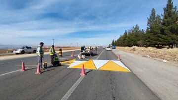 خط‌کشی ۵۵۰۰ کیلومتر از راه‌های کرمانشاه در ۹ ماهه امسال