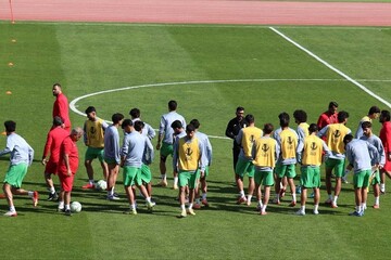 آماده سازی تیم فوتبال امید برای دیدار با ازبکستان