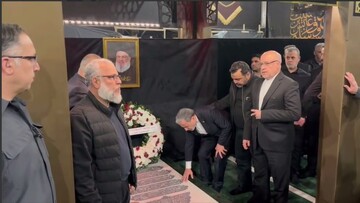 عراقجي يزور مرقد الشهيد حسن نصر الله