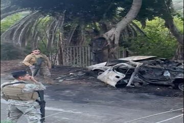 یک شهید در حمله پهپادی رژیم صهیونیستی به جنوب لبنان+ فیلم