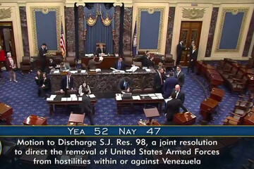 قطعنامه «سنا» برای جلوگیری از اقدام نظامی بیشتر ترامپ در ونزوئلا
