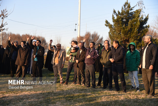 Pro-Islamic Establishment rally by people in Mashhad