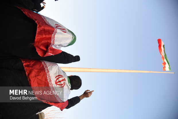 Pro-Islamic Establishment rally by people in Mashhad