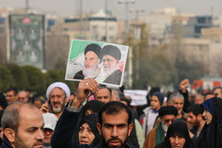 راهپیمایی مردم گرگان در محکومیت اغتشاشات