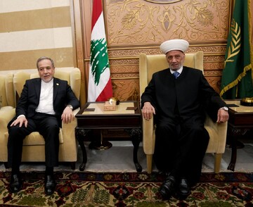وزیر امور خارجه با مفتی اهل سنت لبنان دیدار و گفتگو کرد