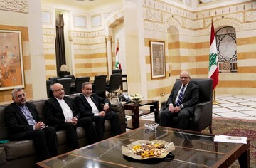 دیدار وزیر امور خارجه با نخست‌وزیر لبنان