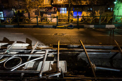 تقرير مصور ..آثار الدمار واعمال الشغب في ايران