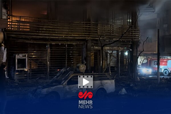 تصاویری از خسارت اغتشاشگران بر اموال عمومی و خصوصی مردم در تهران