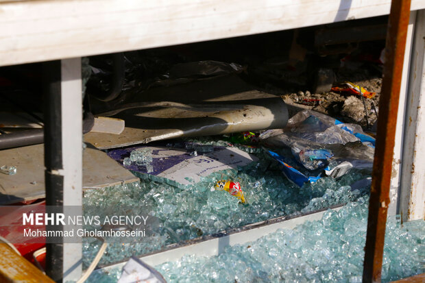 تخریب‌های آشوبگران در بوشهر