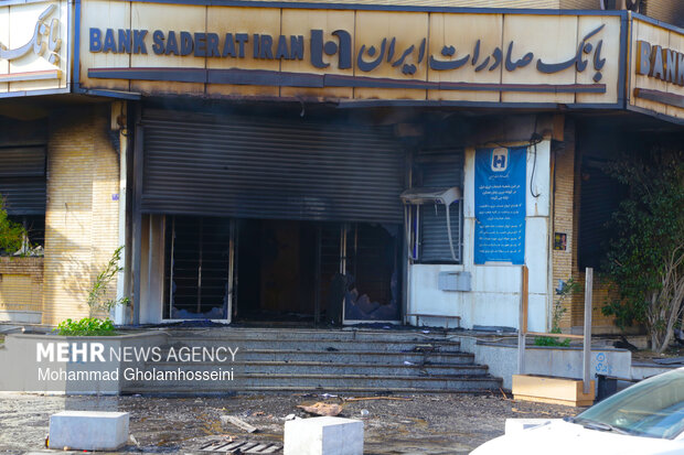 تخریب‌های آشوبگران در بوشهر