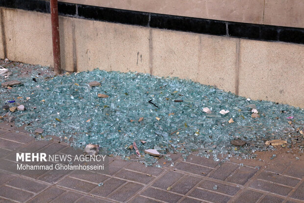 تخریب‌های آشوبگران در بوشهر