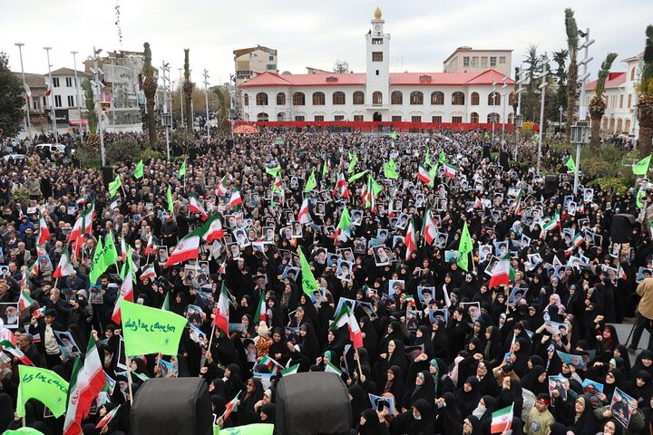 مسیر تجمع محکومیت اغتشاشات اخیر در شهرهای گیلان مسیر تجمع محکومیت اغتشاشات اخیر در شهرهای گیلان