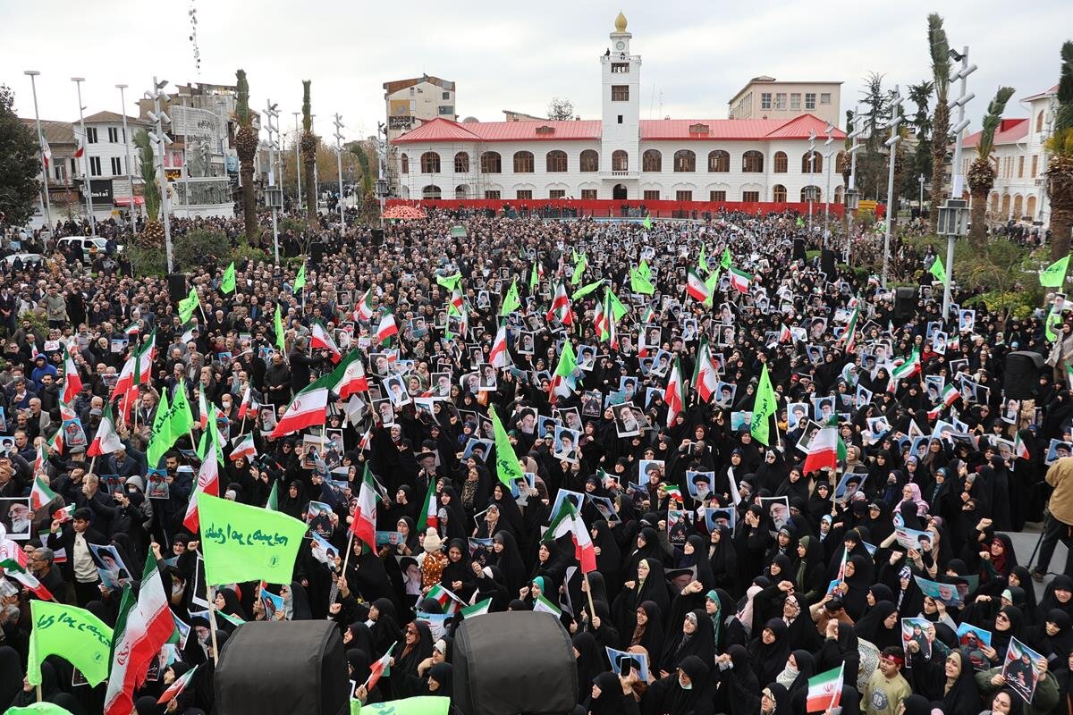 مسیر تجمع محکومیت اغتشاشات اخیر در شهرهای گیلان مسیر تجمع محکومیت اغتشاشات اخیر در شهرهای گیلان