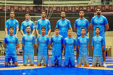 تیم منتخب کشتی فرنگی ایران نایب قهرمان شد