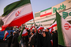 Tahran'da ülke güvenliğine destek için miting düzenlendi
