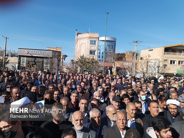 تشییع پیکر مطهر شهید «مهدی رحیمی» در ایلام