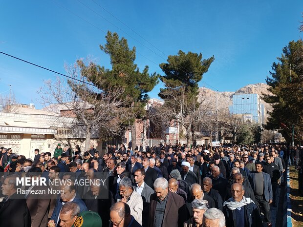 تشییع پیکر مطهر شهید «مهدی رحیمی» در ایلام