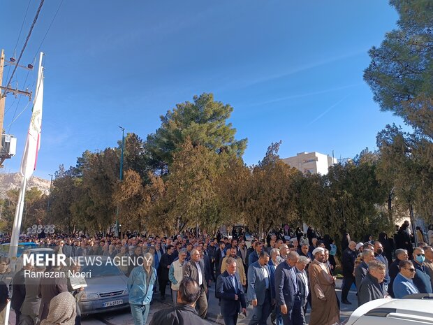 تشییع پیکر مطهر شهید «مهدی رحیمی» در ایلام