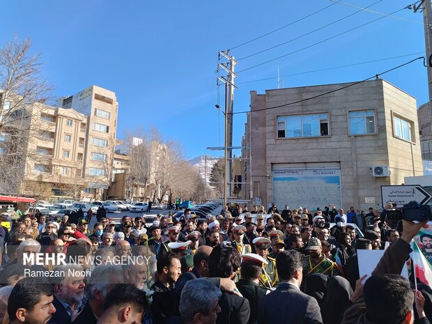 تشییع پیکر مطهر شهید «مهدی رحیمی» در ایلام