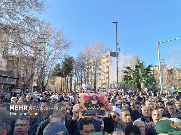 تشییع پیکر مطهر شهید «مهدی رحیمی» در ایلام