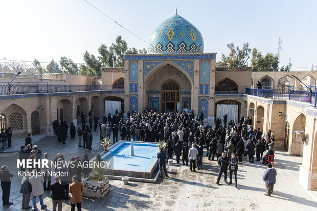 تشییع و خاکسپاری پیکر استاد «امیر هوشنگ جزی زاده» در اصفهان