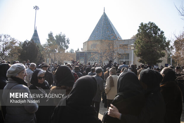تشییع و خاکسپاری پیکر استاد «امیر هوشنگ جزی زاده» در اصفهان
