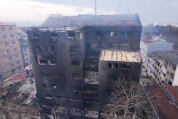 فضاسازی اماکن آسیب دیده از اغتشاش توسط دانشجویان بسیجی گیلان