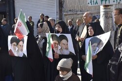 راهپیمایی مردم چرداول و آبدانان علیه اغتشاشگران