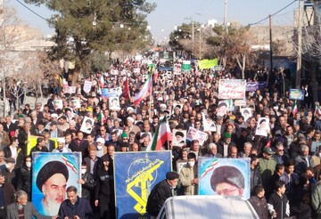 اجتماع عظیم مردم بردسکن علیه اغتشاشگران