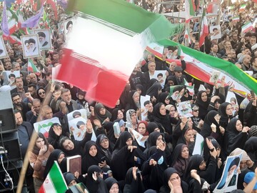 خیزش مردم گرگان در پاسخ به اغتشاشگران با فریاد «حیدر حیدر»