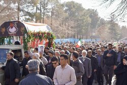 حماسه مردم کرمان در محکومیت اغتشاشات و تشییع شهید زرنگی پور