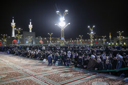 اقامه نماز استغاثه در حرم مطهر امام رضا(ع)