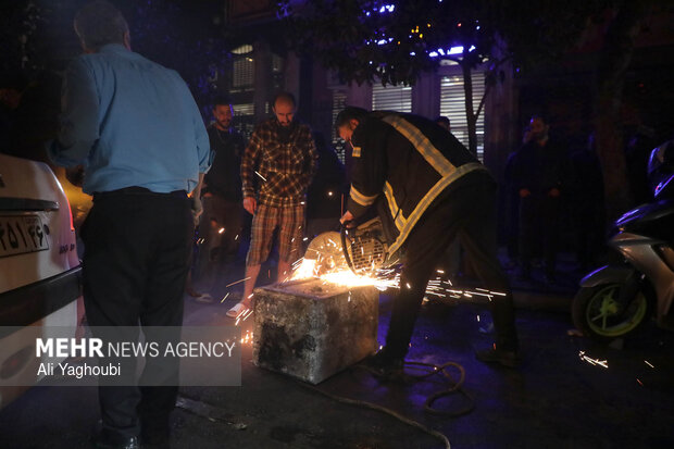 تخریب‌ اموال عمومی و شخصی توسط اغتشاشگران در رشت