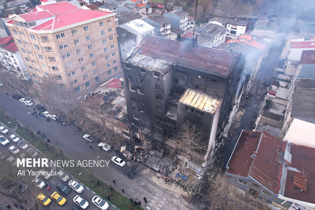 تخریب‌ اموال عمومی و شخصی توسط اغتشاشگران در رشت