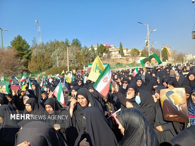 تجمع مردم خرم آباد