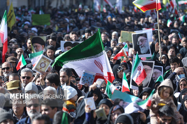 ایران بھر میں شرپسندوں اور غیر ملکی ایجنٹوں کے خلاف عوامی ریلیاں+ویڈیوز، تصاویر