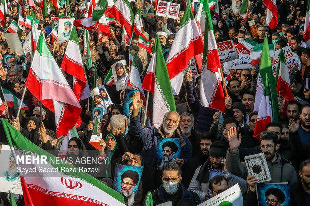 اتحاد قهرمانانه مردم تهران علیه تروریسم و اغتشاش آمریکایی - صهیونیستی 3