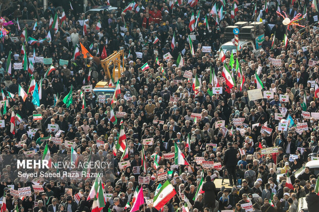 اتحاد قهرمانانه مردم تهران علیه تروریسم و اغتشاش آمریکایی - صهیونیستی 8