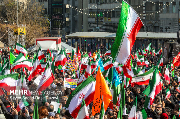 اتحاد قهرمانانه مردم تهران علیه تروریسم و اغتشاش آمریکایی - صهیونیستی 14