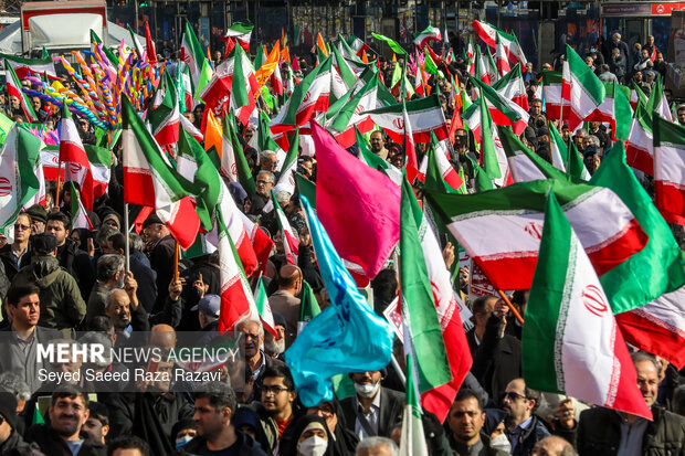 اتحاد قهرمانانه مردم تهران علیه تروریسم و اغتشاش آمریکایی - صهیونیستی 12