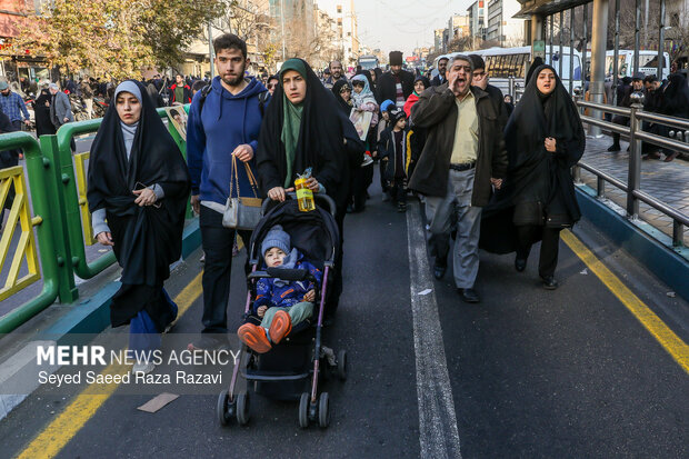 اتحاد قهرمانانه مردم تهران علیه تروریسم و اغتشاش آمریکایی - صهیونیستی 16