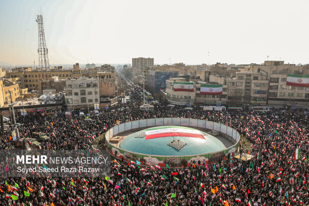 اتحاد قهرمانانه مردم تهران علیه تروریسم و اغتشاش آمریکایی - صهیونیستی 21