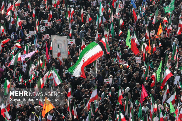 اتحاد قهرمانانه مردم تهران علیه تروریسم و اغتشاش آمریکایی - صهیونیستی 26