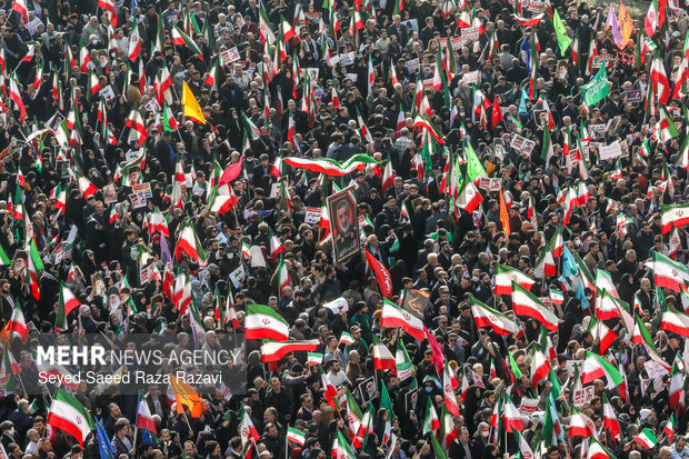 اتحاد قهرمانانه مردم تهران علیه تروریسم و اغتشاش آمریکایی - صهیونیستی 23