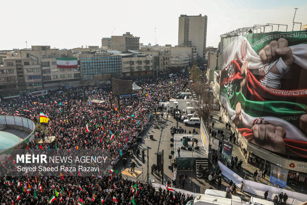 اتحاد قهرمانانه مردم تهران علیه تروریسم و اغتشاش آمریکایی - صهیونیستی 41