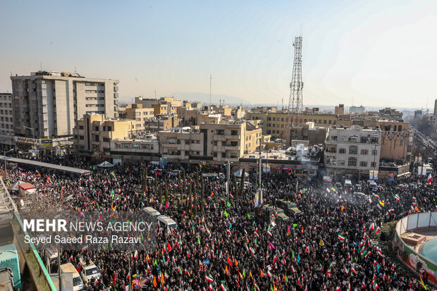 اتحاد قهرمانانه مردم تهران علیه تروریسم و اغتشاش آمریکایی - صهیونیستی 38